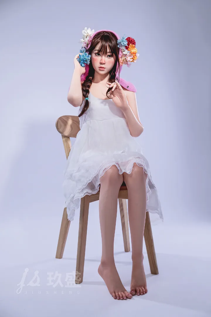 151cm (4ft11) B-Cup Réaliste Silicone Poupée sexuelle Enya, ROS Tête #56